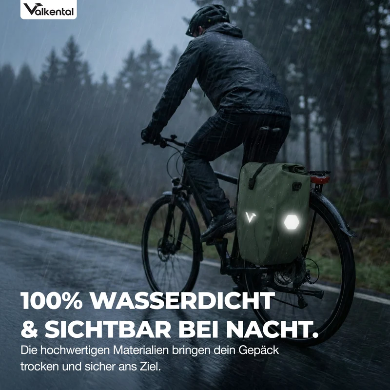 Sac à vélo - grand sac de porte-bagages imperméable