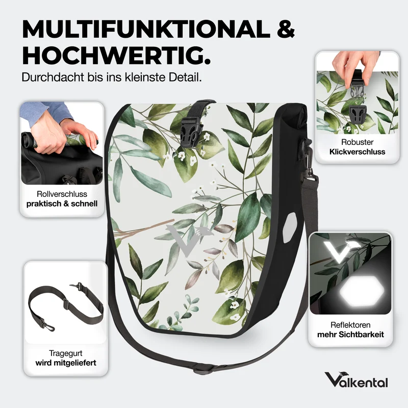 Sac à vélo - grand sac de porte-bagages imperméable