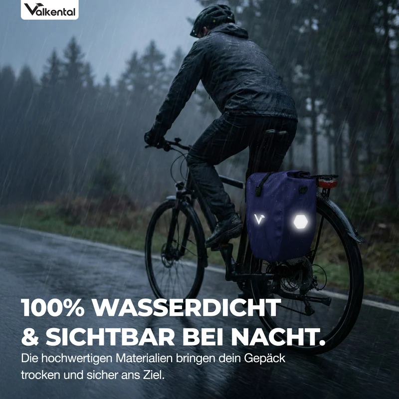 Sac à vélo - grand sac de porte-bagages imperméable