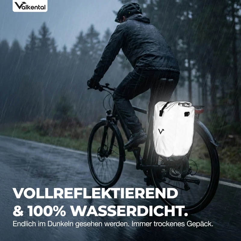 Sac à vélo - grand sac de porte-bagages imperméable