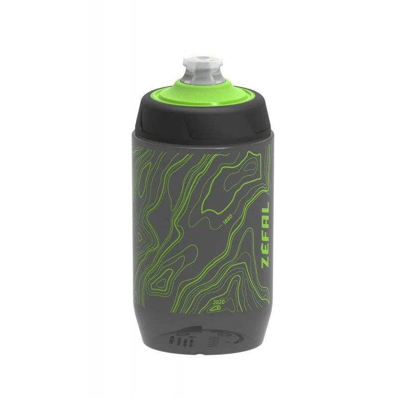 Bidon Zefal Sense Pro 50 Smoked Black / Vert – 500 ml – Compact, Étanche, Sans BPA