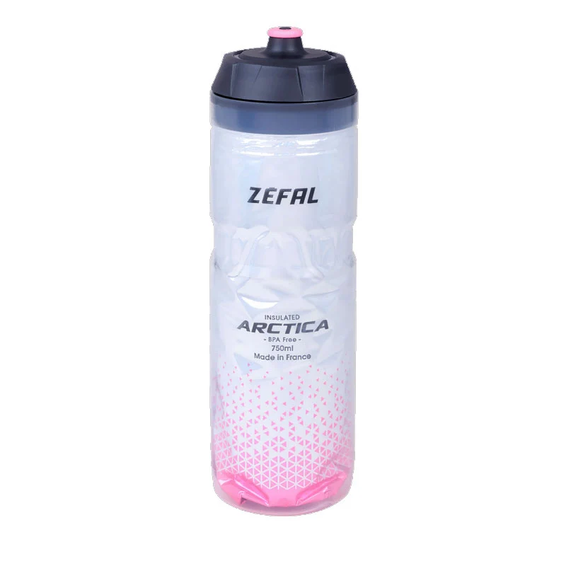 idon Isotherme Zefal Arctica 750ml – Silver/Pink, 2h30 de Fraîcheur