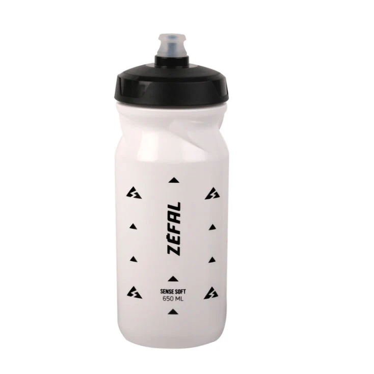 Bidon Zefal Sense Soft 650ml Blanc – Léger, Souple et Ergonomique