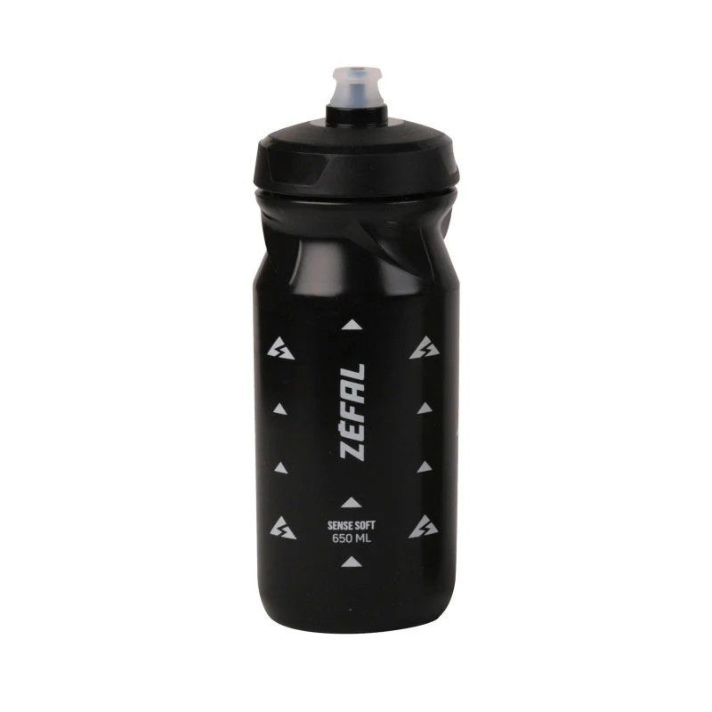 Bidon Zéfal Sense Soft 65 Noir 650ml – Léger, Souple, Sans BPA