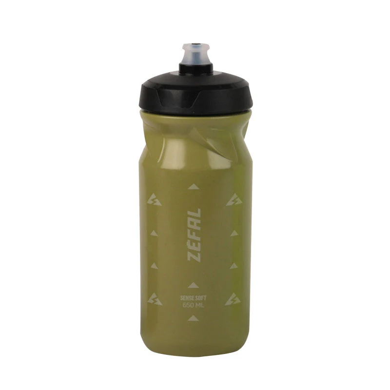 BIDON ZEFAL 650ml Sense Soft 65 VERT OLIVE 155M