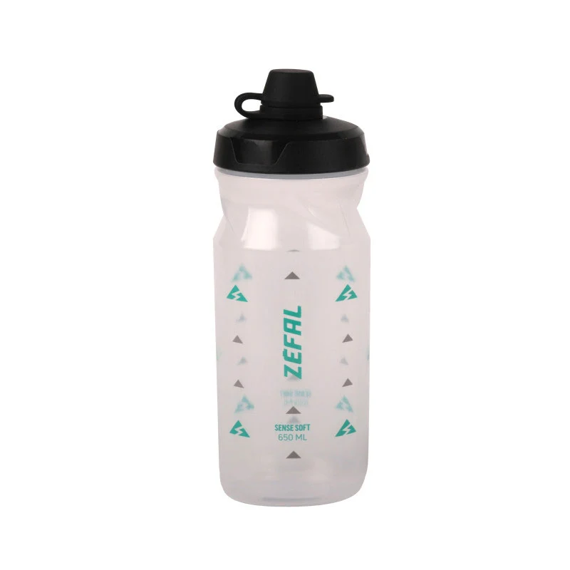 BIDON ZEFAL 650ml Sense Soft 65 TRANSLUCIDE AVEC CAPUCHON ANTI BOUE 155Q