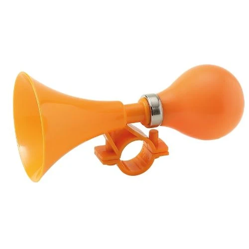 Klaxon vélo enfant pouet-pouet orange – Sonnette ludique et colorée