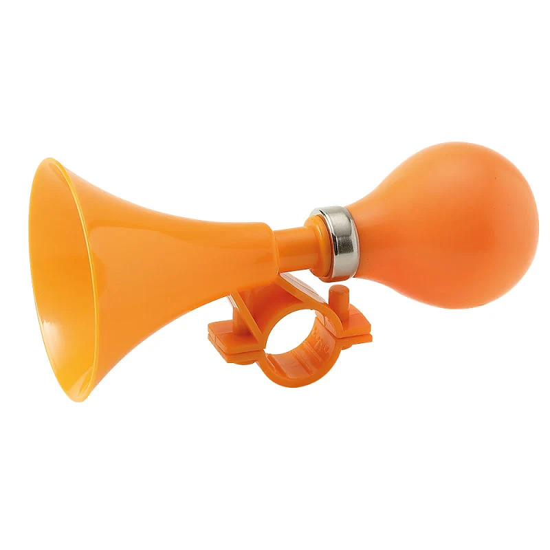 Klaxon vélo enfant pouet-pouet orange – Sonnette ludique et colorée