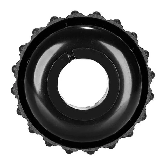Sonnette vélo rotative noir – Dôme en laiton Ø53 mm, fixation sur cintre Ø22 mm, haute qualité