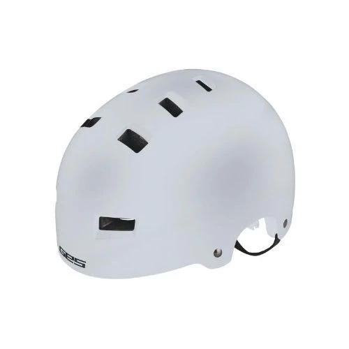 Casque BMX Explorer Blanc Uni taille L (58-61 cm réglable) – Casque adulte léger et résistant, norme CE EN 1078