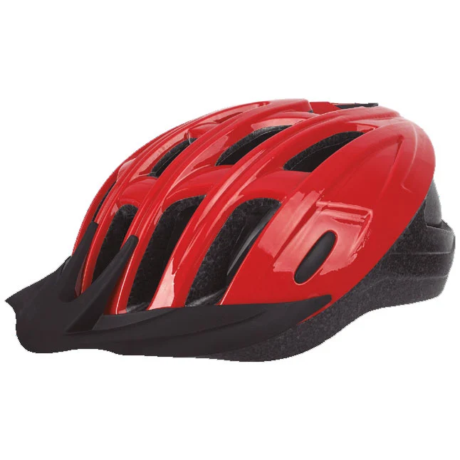 Casque VTT InMold Dynamic Rouge taille M (54-58 cm) – Léger, ventilé, conforme norme CE EN 1078
