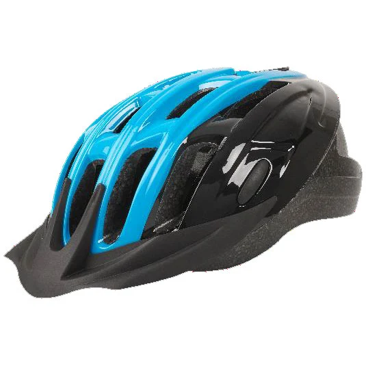 Casque VTT InMold Dynamic Bleu/Noir taille L (58-62 cm) – Léger, ventilé, norme CE EN 1078