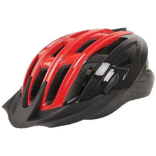Casque VTT InMold Dynamic Rouge/Noir taille L (58-62 cm) – Léger, ventilé, norme CE EN 1078