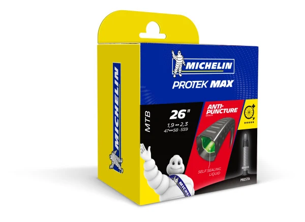 Chambre à air Michelin Protek Max 26" – 47/58 x 559 (1.90-2.30) – Valve Presta 40 mm