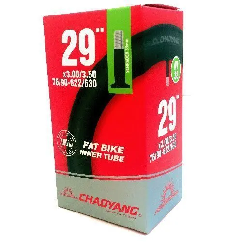 Chambre à air Chaoyang 29" Fat Bike – 3.0/3.5 – Valve Schrader