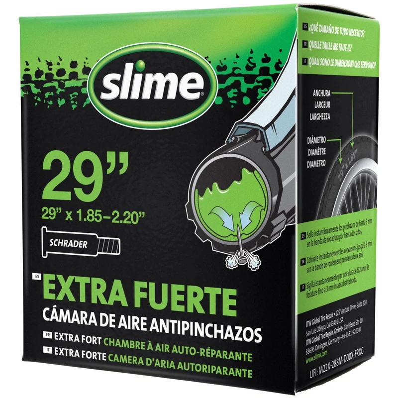 Chambre à air auto-réparante Slime 29" x 1.85/2.20 – Valve Schrader