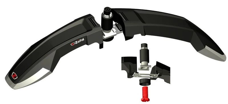 Garde-boue avant VTT – Zefal Deflector FM60 – Large couverture – Fixation sur fourche