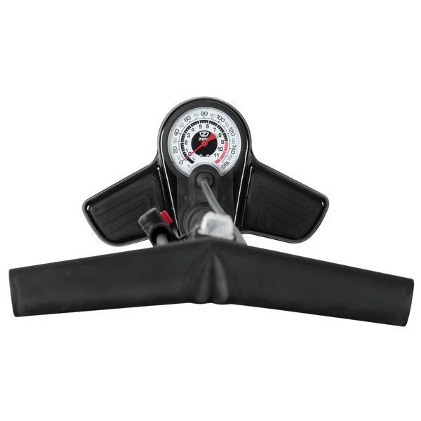 Pompe à pied Zefal Profil Max FP20 – 9 bar – Raccord universel Z-Switch – Manomètre grand format – Argent