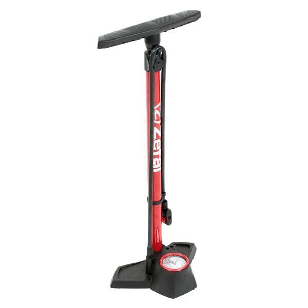 Pompe à pied Zefal Profil Max FP30 – Manomètre à loupe – 11 bar – Raccord universel Z-Switch – Rouge