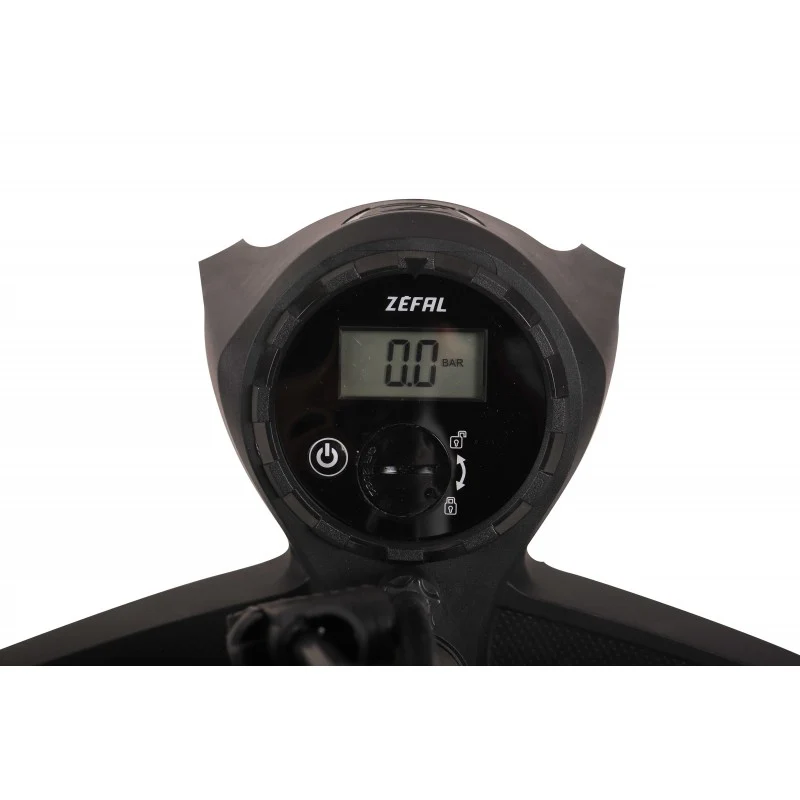 Pompe à pied Zefal Profil Max FP65 – Manomètre digital – Bois & Aluminium – 12 bar