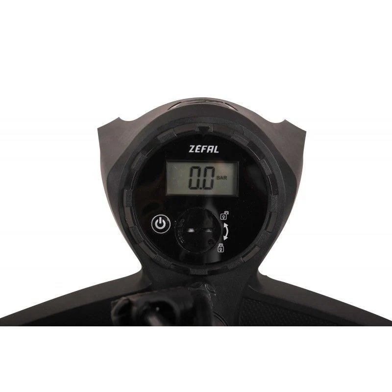 Pompe à pied Zefal Profil Max FP65 – Manomètre digital – Raccord Z-Turn – 12 bar