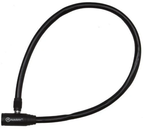 Antivol câble Auvray – Ø5 mm x 65 cm – Avec 2 clés fraisées – Sécurité vélo compacte