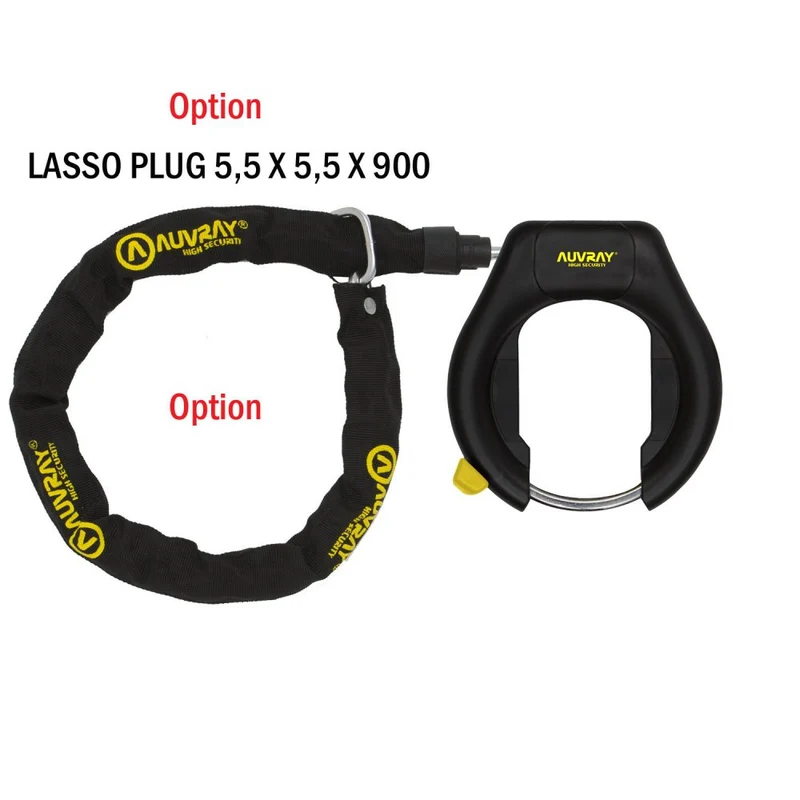 Antivol fer à cheval Auvray Evo Lock ART – Ø9 mm x 59 mm – Avec fixation cadre et 2 clés