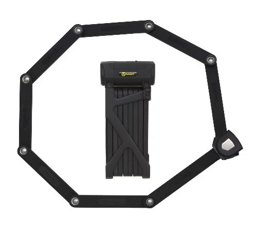 Antivol articulé pliant Auvray Folding Lock – 110 cm, acier trempé 6 mm, support universel inclus