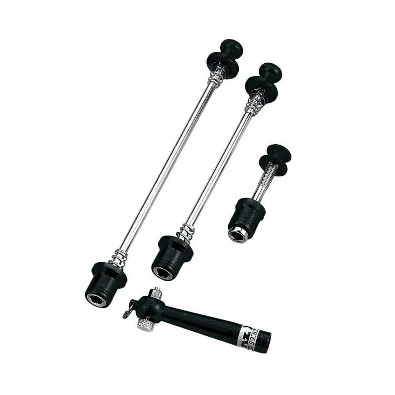 Kit antivol blocage rapide 3 pièces – Roue avant, roue arrière et selle, clé de sécurité incluse