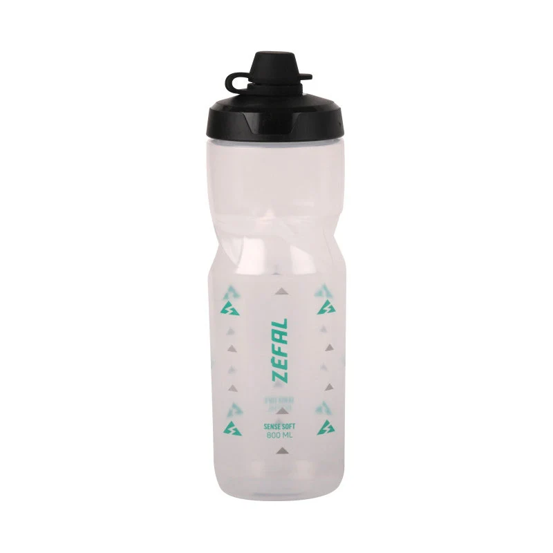 Bidon Zéfal Sense Soft 80 Translucide 800ml – Grand Format & Anti-Boue