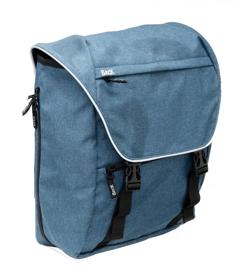 Sacoche vélo BECK Sporty Blue 16L – Étanche, Compacte et Sportive – 30x15x35 cm
