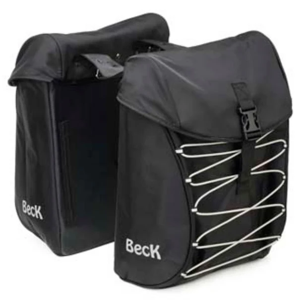 PAIRE SACOCHES BECK S.TAR grey 33x13x43 36 Litres KLICKFIX 23-BE-7003