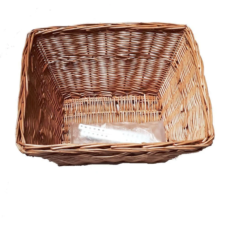 Panier Vélo en Osier – 35x20x20 cm – Style Classique et Élégant