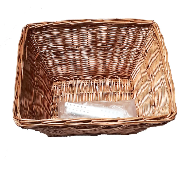 Panier Vélo en Osier – 35x20x20 cm – Style Classique et Élégant