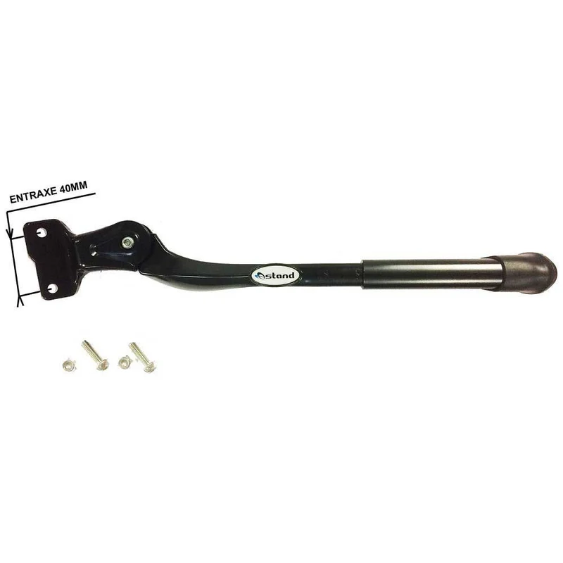 Béquille Latérale Renforcée Réglable – 24" à 29" – Fixation 40 mm – Compatible VAE