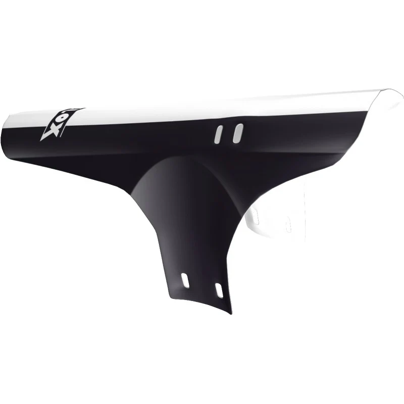 Garde-boue avant avec collier – Noir et Blanc – Priplack® résistant et léger – Installation rapide