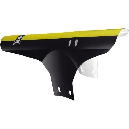 Garde-boue avant avec collier – Noir et Jaune – Priplack® résistant et léger – Fixation rapide