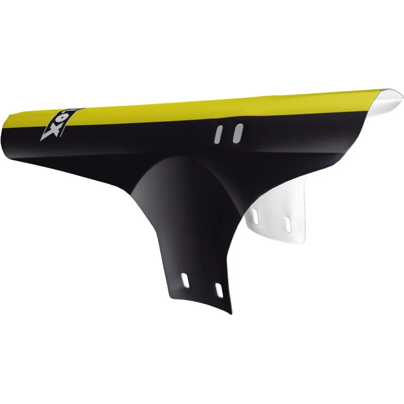Garde-boue avant avec collier – Noir et Jaune – Priplack® résistant et léger – Fixation rapide