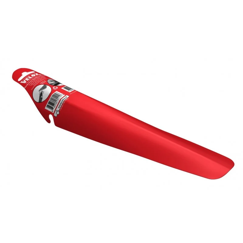 Garde-boue arrière clipsable sous selle – Rouge – Compatible route et VTT – Léger et facile à installer