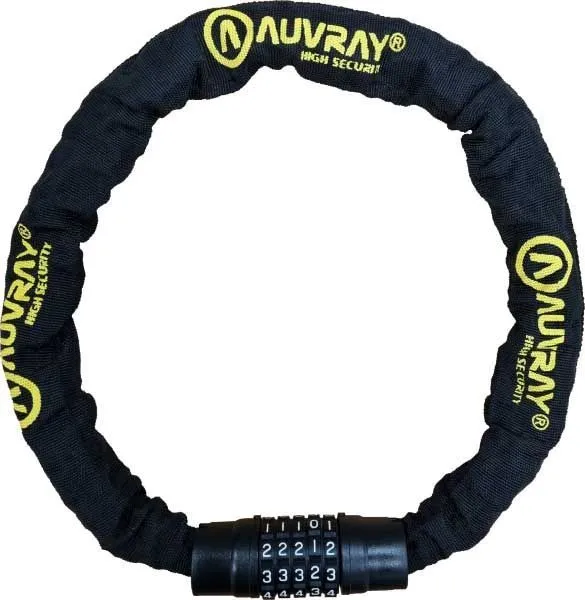 ANTIVOL CHAINE CODE Diam 8mm Long 120cm AUVRAY