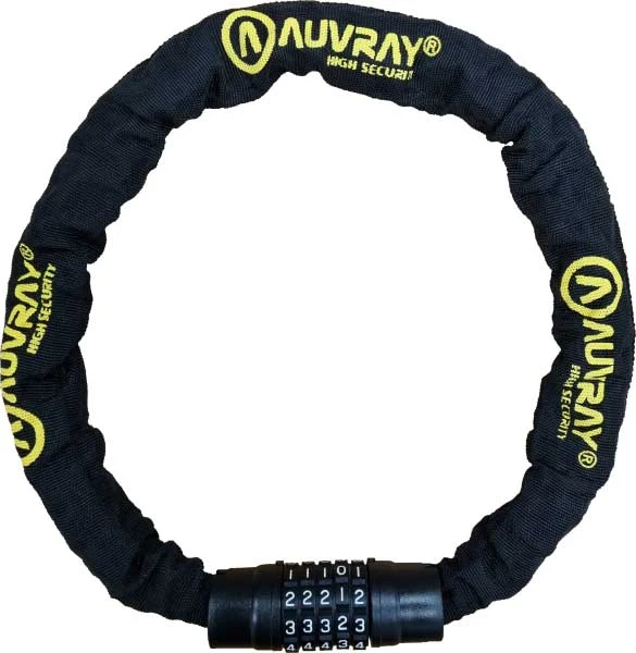ANTIVOL CHAINE CODE Diam 8mm Long 120cm AUVRAY