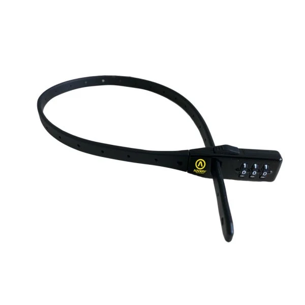 Antivol câble Auvray Flexilock – 50 cm, combinaison 3 chiffres, âme en acier, protection accessoires