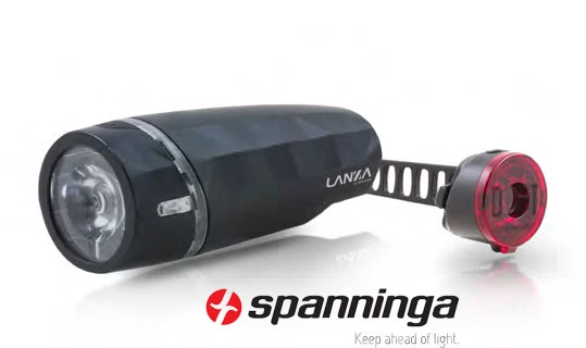 Kit éclairage vélo Lanza + Dot – 20 & 10 Lumens, longue autonomie, idéal ville et sport