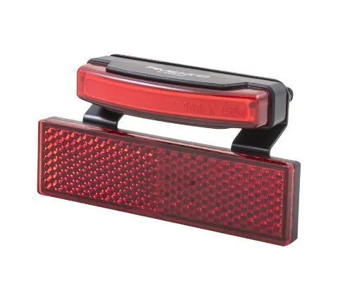 Feu arrière porte-bagage dynamo – Support BR06 + réflecteur RR02, LED COB avec feu stop et Safe-Stop