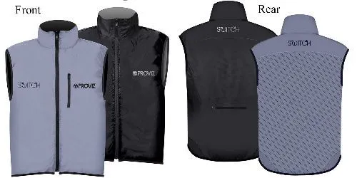 Gilet de cyclisme PROVIZ REFLECT360 Switch – Réversible haute visibilité, taille XL