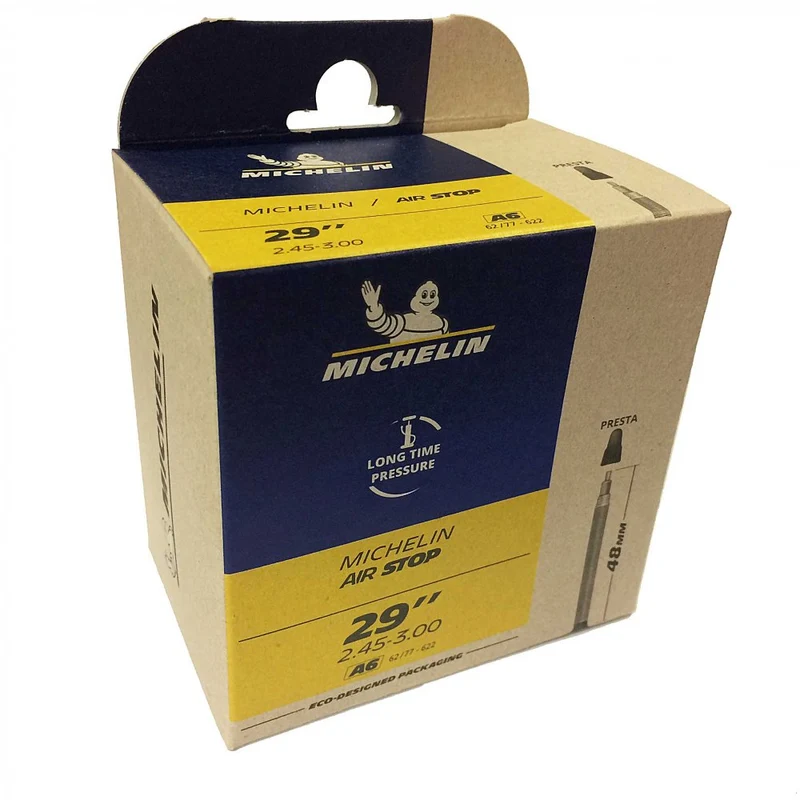 Chambre à air Michelin Air Stop 29+ x 2.45/3.00 – Valve Presta 48 mm A6