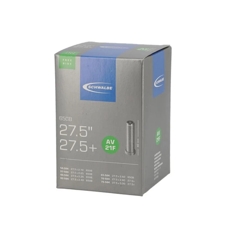 Chambre à air Schwalbe AV21F TR4 Freeride 27.5" (54/75-584) valve Schrader 40 mm