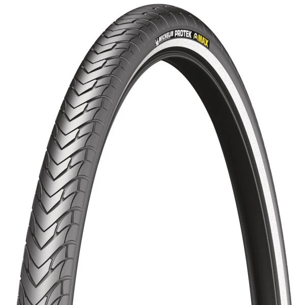 Pneu vélo Michelin Protek Max 26×2.20 (56-559) – Anti-crevaison – Bande réfléchissante – Usage polyvalent
