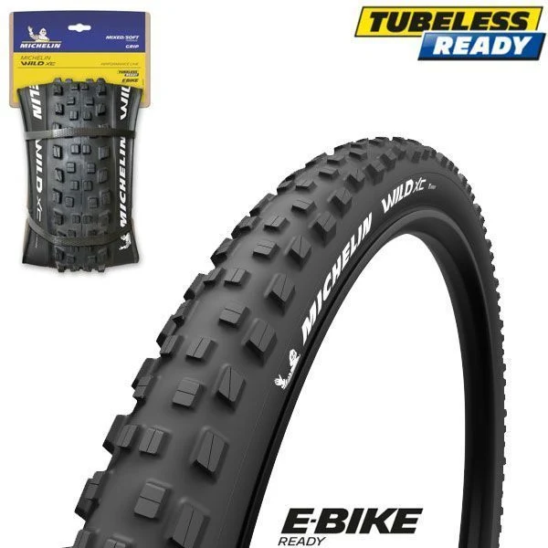 PNEU VÉLO MICHELIN 29x2.25 WILD XC Performance Line – Tubeless Ready ETRTO : 57-622 – Tringle souple
