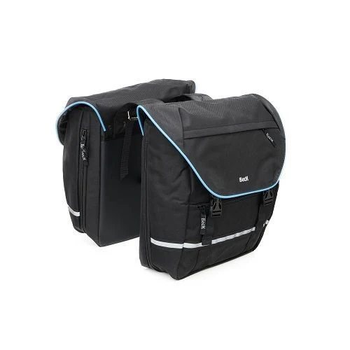 Paire de sacoches arrière Beck SPRTV 30 L – Bleu, imperméables et réfléchissantes pour vélo & e-bike